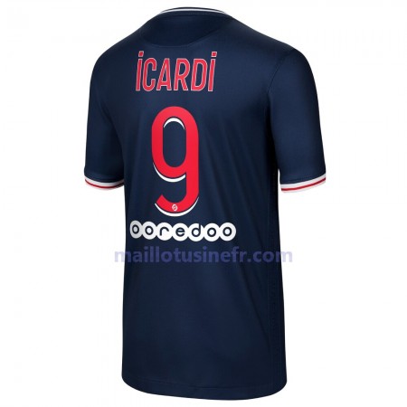 Maillot de Foot Paris Saint-Germain Mauro Icardi 9 Domicile 2020-21 Maillot de Foot Paris Saint-Germain Mauro Icardi 9 Domicile 2020-21
